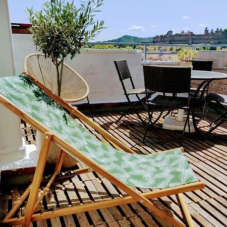 Appartement L'Oliveraie - La Cite Plein Les Yeux การ์กาซอน ภายนอก รูปภาพ